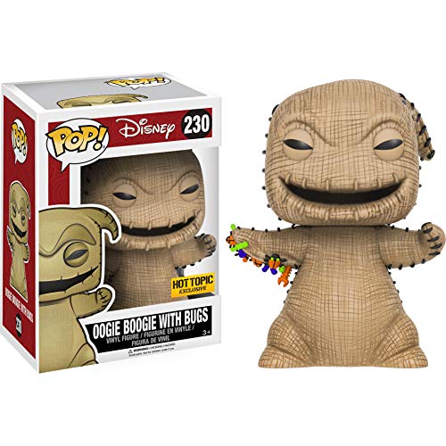 Funko Oogie Boogie with Bugs (Hot Topic Exc) Pop Vinyl Figure & 1 Compatible Graphic Protector Bundle (11765 - B)