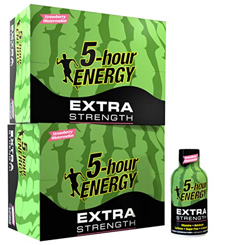 5-hour ENERGY Shot, Extra Strength Strawberry Watermelon, 1.93 oz, 24 count