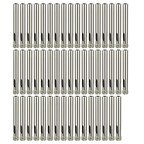 Brocas diamantadas para vidrio 3 mm 50 piezas miniatura 2