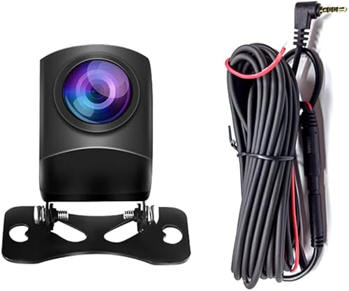 Cámara de respaldo con cable de extensión de cámara de respaldo de 33 pies, 0.098 in macho a 4 mini pines, cable de extensión de cámara de visión