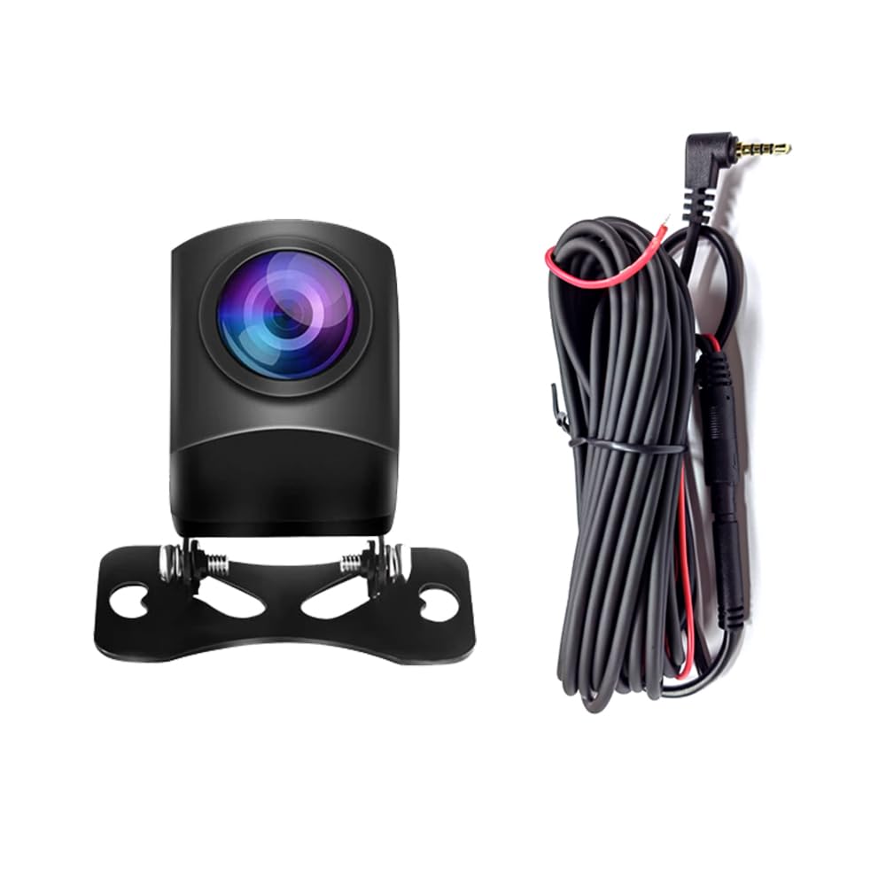 Imagebon Backup Camera with 33 Ft 2.5mm Male to 4 Mini Pin Backup Camera Extension Cord, Rear View Camera Extension Cord with Reverse Trigger Wire（Camera is Mirrored as defaulted-picture-22