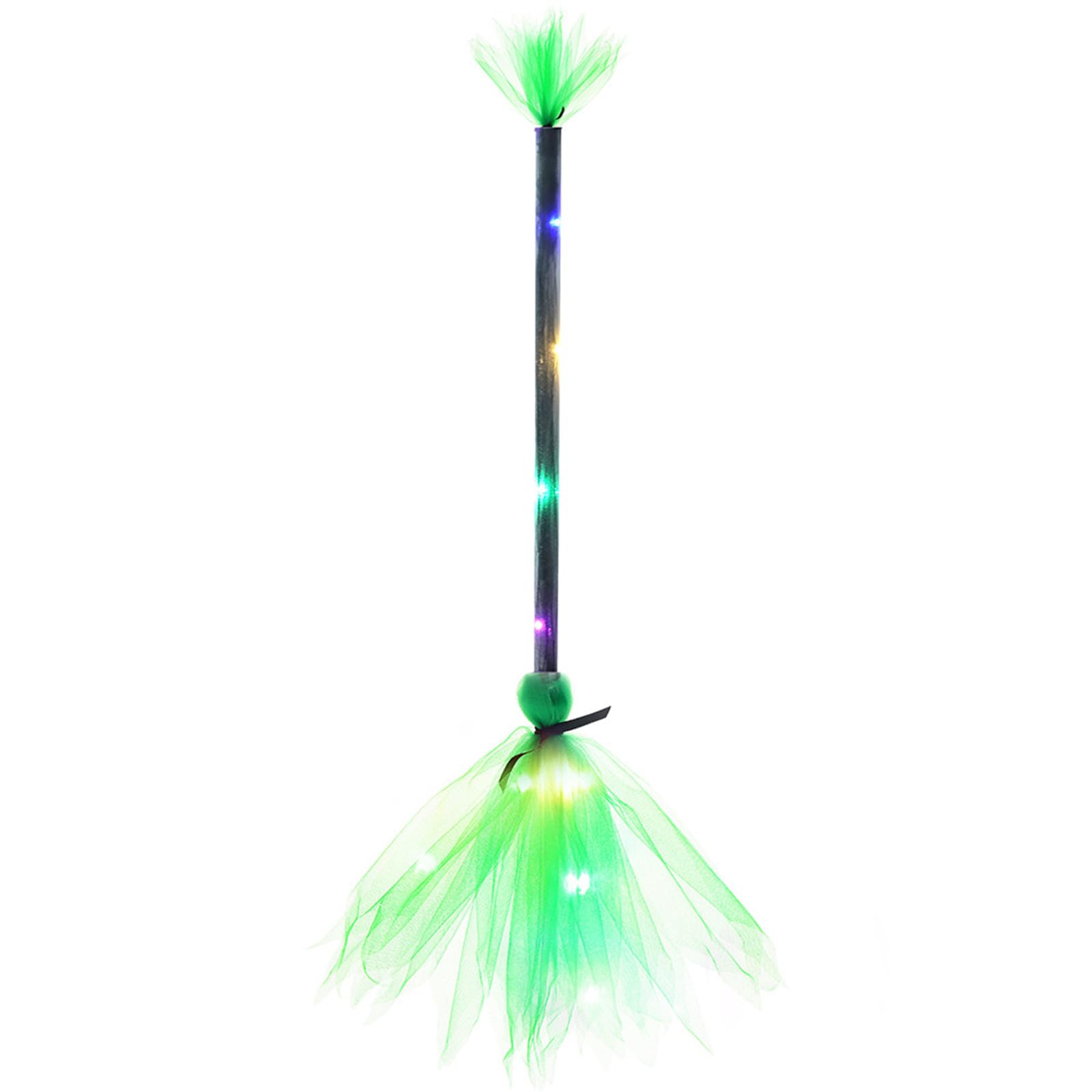 Xinsheinelry Glowing Halloween Led Broom Decorative Ornament Decorative Supplies for Festival Holiday Costume Cosplay Props Costume Accessory