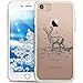 Produktbild SevenPanda für iPhone 7 2016/iPhone 8 2017/iPhone SE 2nd 2020 4.7" Handyhülle Weihnachtsserie Winter Schutzhülle Hülle Silikon Cover Case Ultra Slim Ultradünn Etui aus TPU transparent - Hirsch/Star