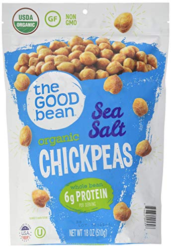 The Good Bean Sea Salt Flavor Crispy Crunchy Chickpeas, 18 Oz