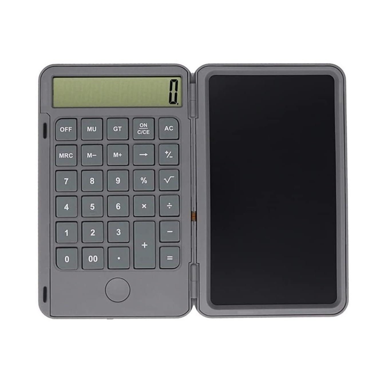 Kalkulatory Kalkulator, Kalkulator Notatnik Tablet LCD Do Pisania 6 Cali Kalkulatory 12-cyfrowy Wyświetlacz Tablice Do Planowania Przybory Szkolne(Grey)