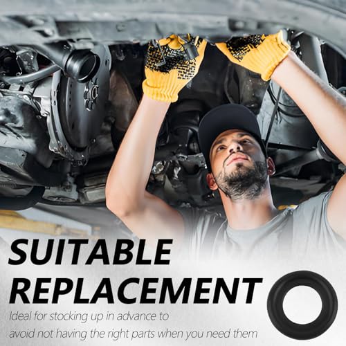 Image of 25PCS M14 Oil Drain Plug Gasket,Rubber Crush Washer Oil Drain Plug Compatible with Chevrolet Replacement OEM# 12616850,Oils Plugs Crush Washer for Reducing Oils Spillage (M14)