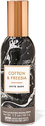 Bath Body Works - Perfume en aerosol concentrado para habitación de algodón y fresia
