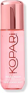 Hair & Body Mist Malibu Peach, Long-Lasting Playful Vibrant Tropical Scent, Warm Floral Fragrance, Blend of Peach with a Kiss of Jasmine, 4 oz