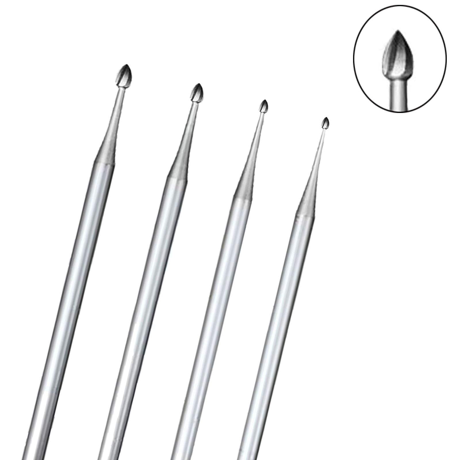 Jewelry Setting Burrs - 24 Pcs Vanadium Steel -6