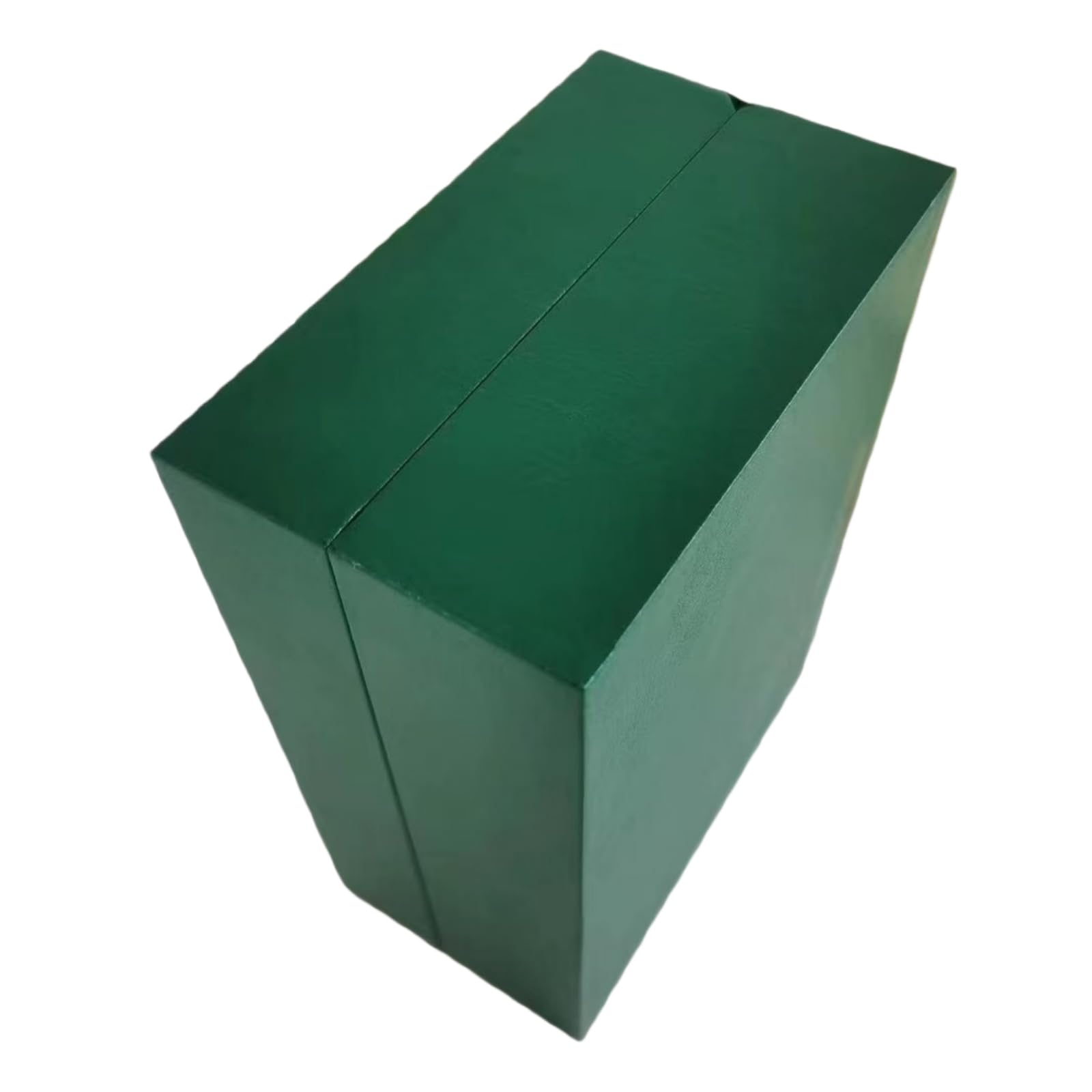 Verde Scatola Orologio Singolo Slot Conservazione Custodia Onda Motivo Coperchio Nascosto Documento Scomparto Crema Interno per Rolex M Size