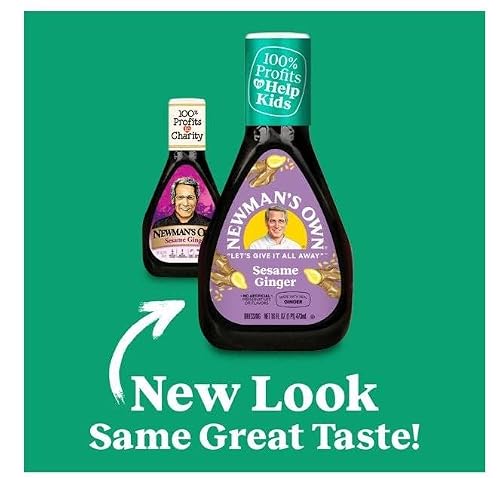 Sesame Ginger Salad Dressing, 16 oz Bottle, Pack of 6, Bundled With V2U Utensil Set - Thumbnail 4