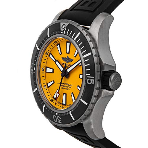 Breitling Superocean Titanium with Yellow Dial 48mm Mens Watch E17369241I1S12