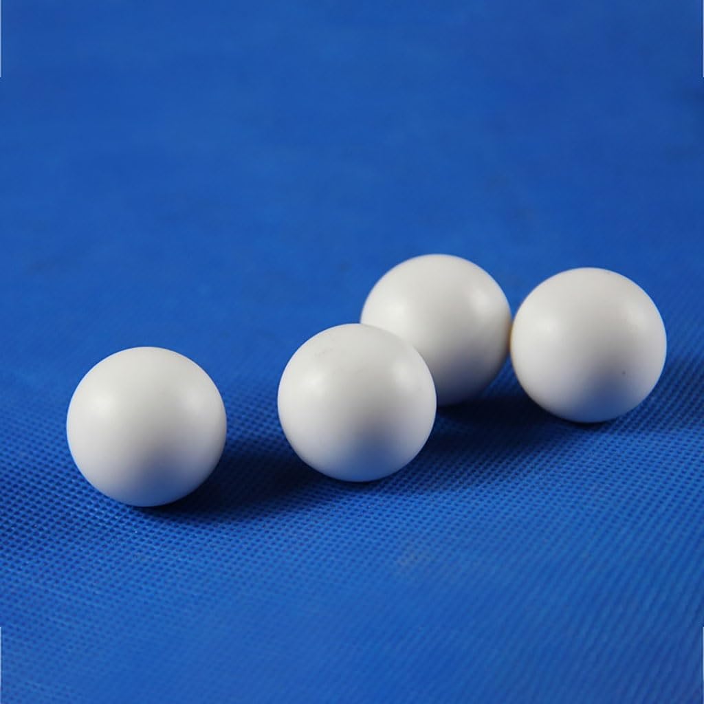 1-5pcs White Solid PTFE F4 Ball Bead Diameter 3mm to 63mm Diaphragm Pump Ball Corrosion Resistant Sealing Balls(2pcs,40mm)
