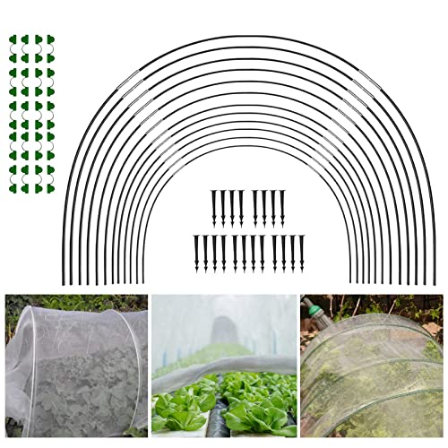 Support jardin solide et stable fermes pour arceaux de serre tunnel