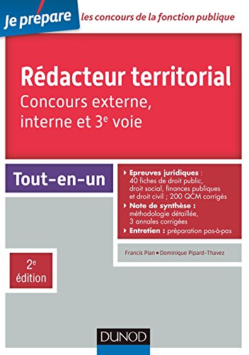 Télécharger Rédacteur territorial - Concours externe, interne et 3e voie - 2e éd. - Tout-en-un: Tout-en-un PDF