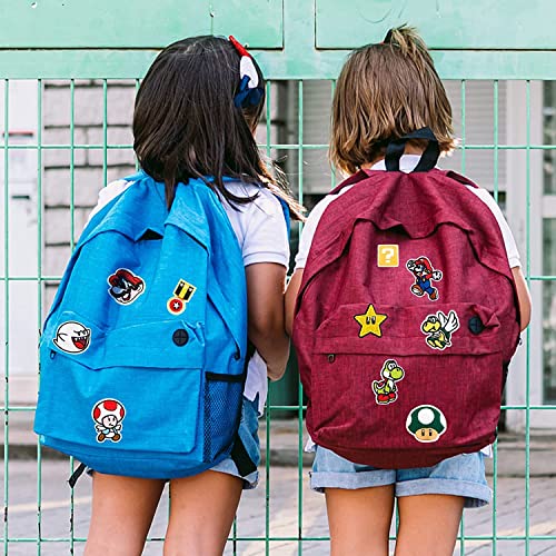 Oenyy 16 Pieces Decorative Patches Iron On Patches For Clothing Embroidered Super Cute Cartoon Anime Applique Patches For Kids Jackets Shirts Backpacks #TOP6