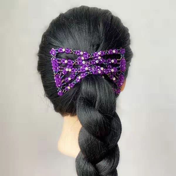 Peine LOVEF Acrílico 9 cm x 7.5 cm Color Morado miniatura 2