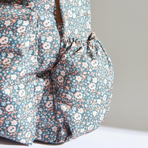 Image of TEAL BY CHUMBAK Laptop Backpack for Women, Stylish Canvas Bag for College, Office, School and Travel, Fits 15-Inch Laptop, Lightweight and Durable with Organizer