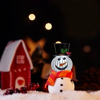 Amazon.co.jp: VEWOSTAR クリスマス 雪だるま ソーラー ランタン 屋外