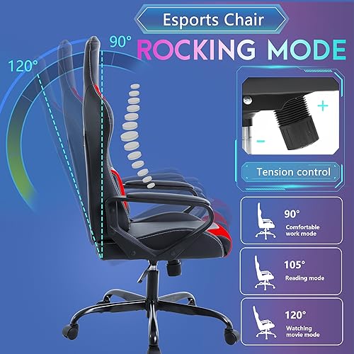 PayLessHere Gaming Chair Red thumbnail 5