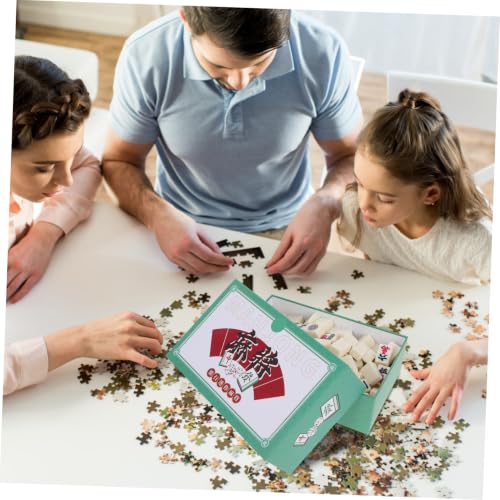 Mini Juego de Mahjong Portátil para Viaje y Espacios Pequeños miniatura 7