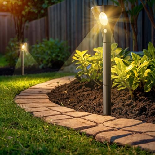 Lifelong Solar Outdoor Garden Light for Home Decor- Solar Panel with LED Light & Upto 10hrs use - Waterproof Wall Lamp - Light Sensor - 2 Light Modes for Garden Pathway Staircase Lawns (B0D3534PZN) Amazon Price History, Amazon Price Tracker