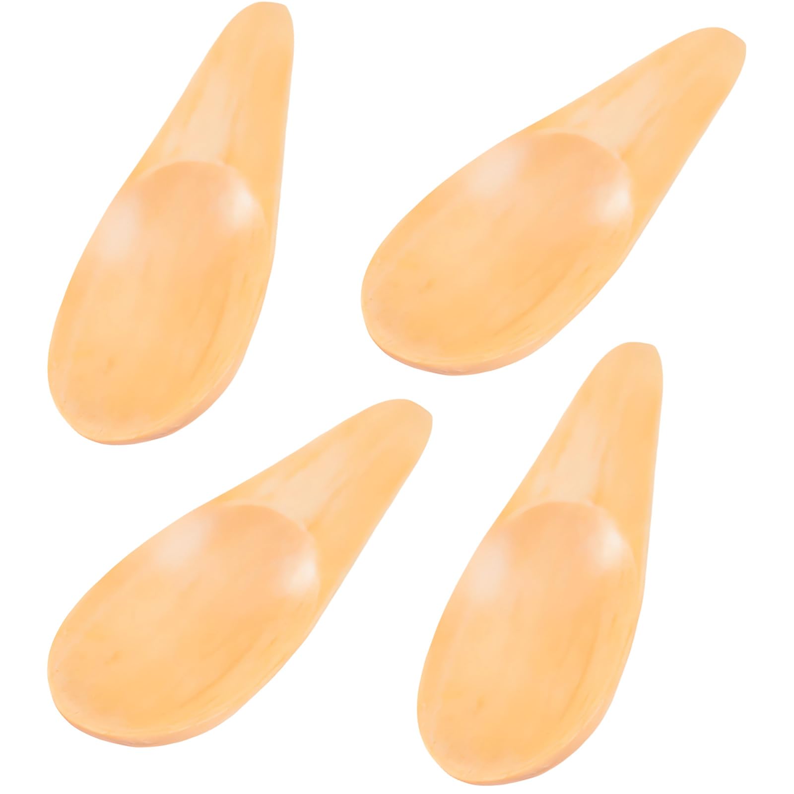 Buxuaaaa 4PCS Small Wood Spoons Compact Kitchen Tool Serving Utensils Suitable for Measuring Powdered Milk and Coffee Powder Seasoning Spoon Utensils
