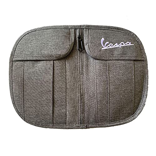 Bolsa para manillar Scooter con porta botellas gris miniatura 1