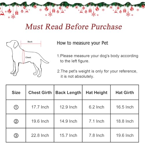 Disfraz de Santa Claus para perro talla XX-Large miniatura 6