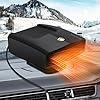 XstarG Riscaldatore Auto 12V 180W Stufetta Portatile per Auto, 2 in 1 Riscaldamento Auto Sbrinatore Parabrezza Auto Demister, Sbrinatore Riscaldamento Auto con Presa Accendisigari Rotante 360 Gradi