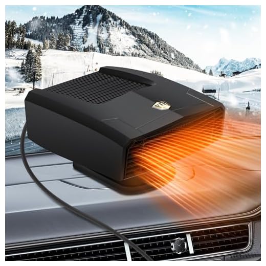 XstarG Calefactor para Coche 12V 180W Calentador De Coche Portátil, 2 en 1Calefacción y Ventilador Descongelador Parabrisas Calefactor Coche Mechero, Coche Desempañador y Descongelador, Rotación 360°