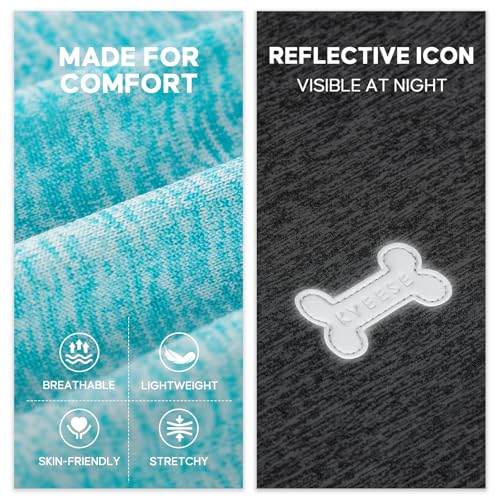 KYEESE 2Pack Dog Shirt for Small Dogs Sun Protection Tank Top for Summer | Reflective for Safety, Lightweight & Breathable, Shedding Control, Skin-Friendly for Sensitive Dogs, Easy On/Off, Quick Dry - Image 5