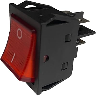 Treadmill Power On/Off Switch - Part No. 003326-00 - Compatible with Various Vision Treadmills (Models Listed)