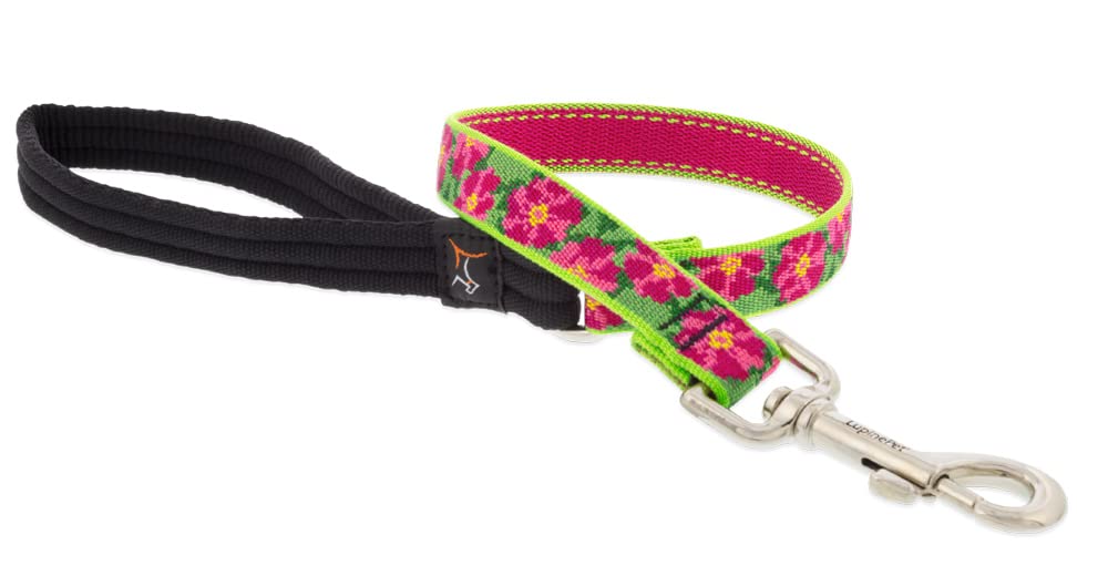 Correa de tráfico Lupine Petunias de dos pies y nylon para perros