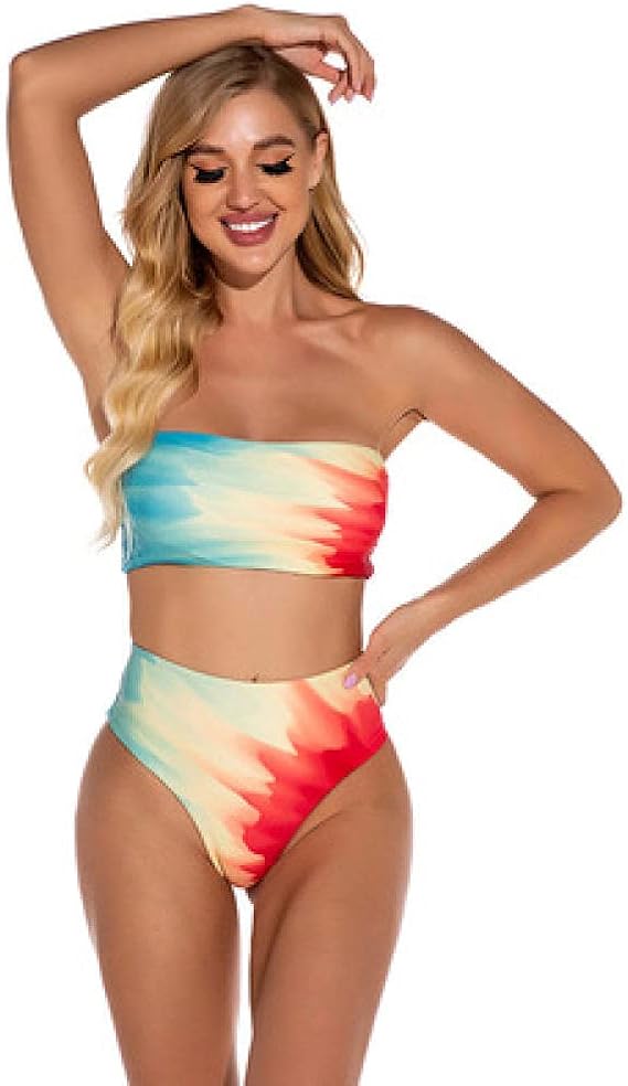 Amazon Bvngf ビキニ水着レディース チューブトップハイウエストスプリット水着 赤青 M ビーチウェアレディース海水浴温泉水泳シンプルバックレスキュートセクシーチューブトップマザー水着 ビキニ セパレーツ 通販 Amazon Bvngf ビキニ水着レディース チューブトップハイウエストスプリット水着 赤青 M ビーチウェアレディース海水浴温泉水泳シンプルバックレスキュートセクシーチューブトップマザー水着 ビキニ セパレーツ 通販