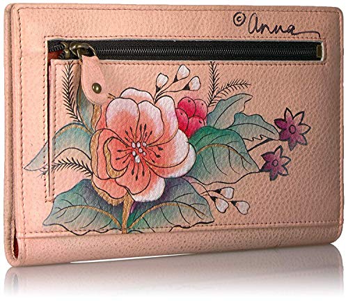 Anna By Anuschka Women's Hand-Painted Genuine Leather Two Fold Wallet2