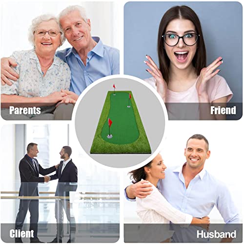Boburn Golf Putting Green/Mat-Golf Training Mat- Professional Golf Practice Mat- Green Long Challenging Putter For Indoor/Outdoor… #TOP6