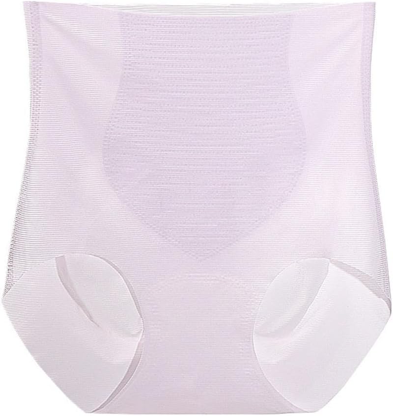 High Waisted Ice Silk Seamless Belly Tightening Underwear, Hip Lifting Exercise Yoga Thin Triangle Pants