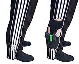 FIXXXER Concealed Ankle Gun Holster, Neoprene Elastic Wrap, Magazine Pocket for Small Frame Pistol, Non-Slip, Calf Strap Holster Fits Glock 42 43 36 26 S&W Bodyguard .380 .38 Ruger LCP LC9
