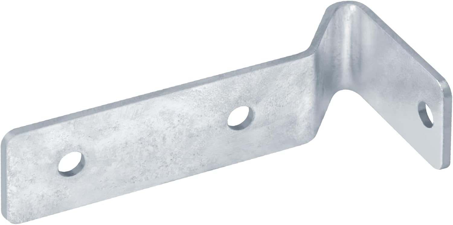 4 PCS Fender Mounting Bracket for 7" Wide Round Plastic Fenders, 8" to 12" Wheels, Universal, Fits 3/8" Bolt