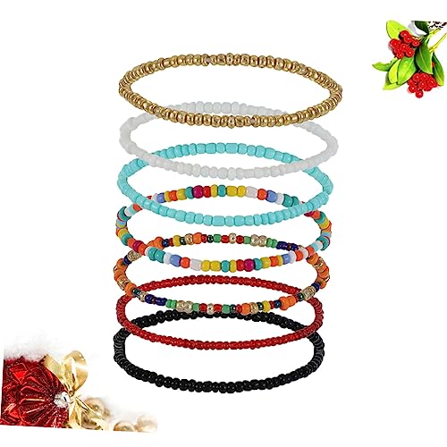 Bracelet à chaîne de perles tissées extensible : le cadeau idéal - 7