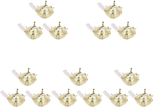 Uonlytech Soportes de metal, 15 quemadores de lámpara con mecha de aceite, queroseno, retro, bricolaje, tarro antiguo, soporte de repuesto para