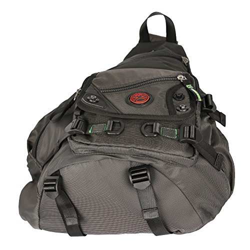 Kawei Knight Large Sling Bag Laptop Backpack Cross Body Messenger Bag Shoulder Travel Rucksack Black #TOP6