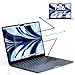 Produktbild 2 Stück Blaulichtfilter Displayschutzfolie für MacBook Air 13.6 Zoll(2022-2024, M2, M3), Blendschutzfolie Augenschutz Schutzfolie, Hochauflösender Screen Laptop Bildschirm für Mac Air 13"(A2681 A3113)