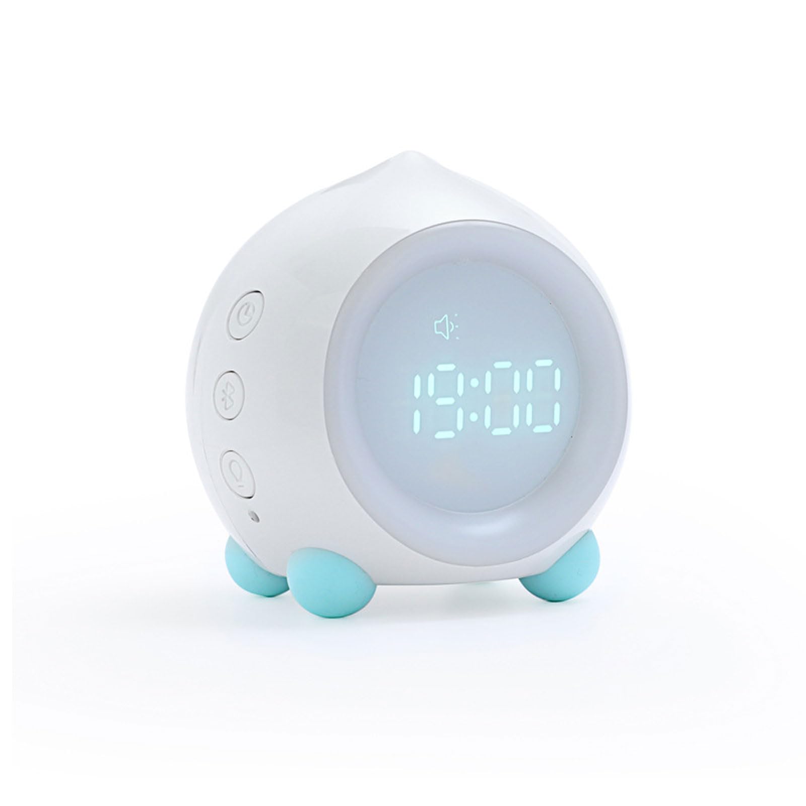CNDsdrDT alarm clock, Smart Alarm Clock Children Sleep Trainer Wake Up Bedside Snooze