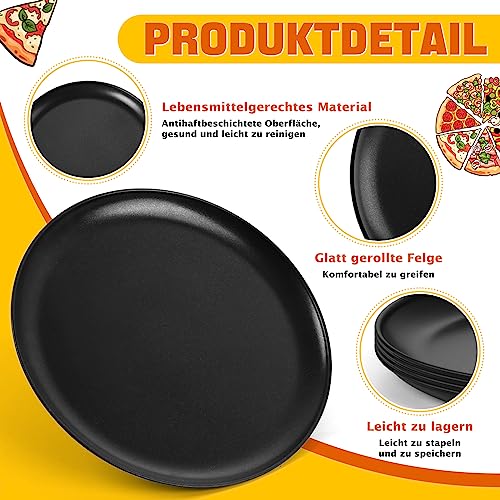 Plaque à pizza facile à nettoyer Onader lot de 4 plats de cuisson sains - 5