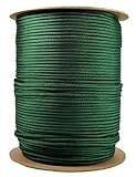 Bored Paracord - 1', 10', 25', 50', 100' Hanks & 250', 1000' Spools of Parachute 550 Cord Type III 7
