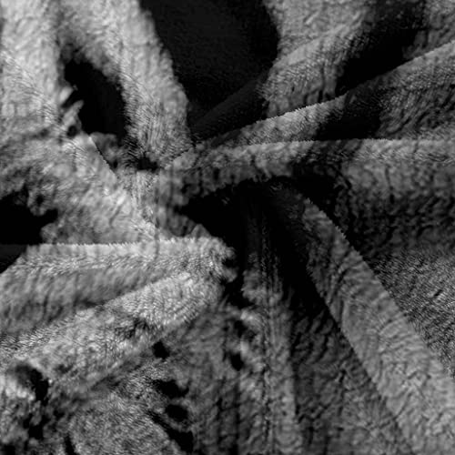 Couverture polaire microfibre facile à laver motif léopard