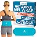 Arctic Flex Cold Wrap (Large) - Flexible Gel Ice Therapy Compression Pack - Hot Heat Compress Strap Pad for Back, Neck, Shoulder, Knee, Ankle, Calves and Elbow Muscle Injuries, Pain Relief - Reusable