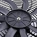 ASTOU 16 inch Universal Electric Cooling Fan Radiator Fan Kit,Adjustable Mounting for Aluminum Radiator Car Truck SUV Universal Fit